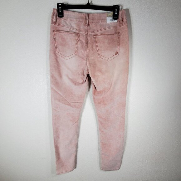 Indigo Rein Womens Color Flex Midrise Skinny Jeans Size 7 Pink Denim Blend - Picture 12 of 15